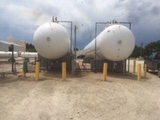 safe propane tank installation