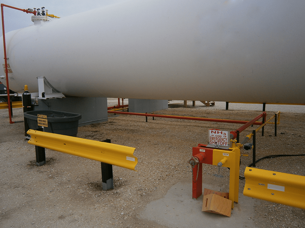 safe ammonia tanks