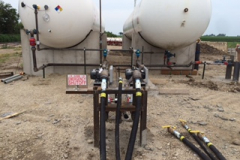 ammonia and propane tanks and fixtures