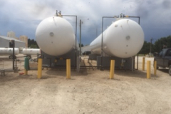 safe propane tank installation